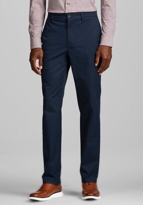 Big & Tall Men's Tailored Fit Flat-Front Chinos