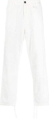 Mid-Rise Straight-Leg Trousers-DQ