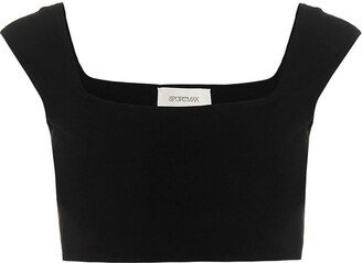 Sleeveless Cropped Top-AC