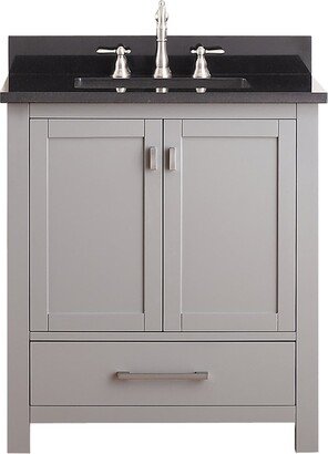 Modero 31-inch Vanity Combo in Chilled Gray with Top and Sink