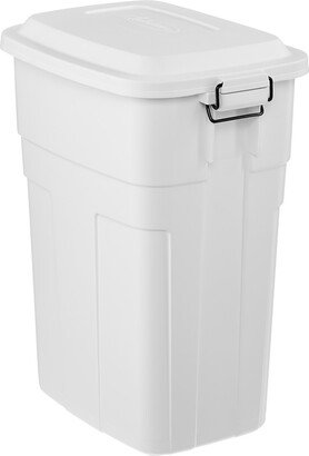 13.2 gal./50L Trash & Recycle Bin w/ Lid White