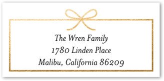 Address Labels: Modern Gift Address Label, White, Address Label, Matte