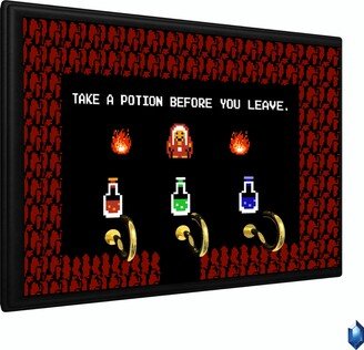 Legend Of Zelda Potion Shop Key Holder Keys Organizer Hanger Wall Mount Nes 2022