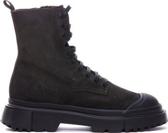 Lace-Up Combat Boots-AU