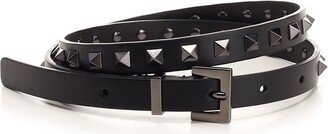 Gravani Rockstud Buckled Belt