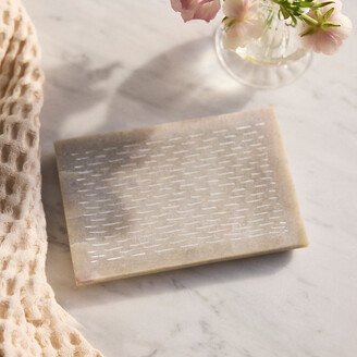 Etched Stone Soap Dish-AA