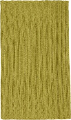 Yellow Ribbed Scarf