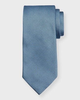 Men's Geometric Silk Tie-AA