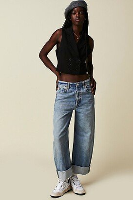 Ayla Baggy Cuffed Crop Jeans by at Free People