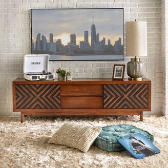 Mason TV Stand for TVs up to 75 Dark Brown - Lifestorey