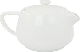 Our Table Simply White 32 Ounce Porcelain Teapot With Lid