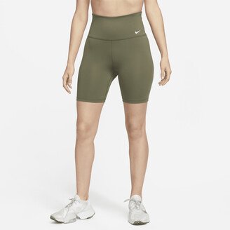 Women's Dri-FIT One High-Waisted 7 Biker Shorts in Green