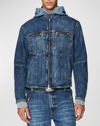 Men's D-Barcy-Bk-S Denim Jacket