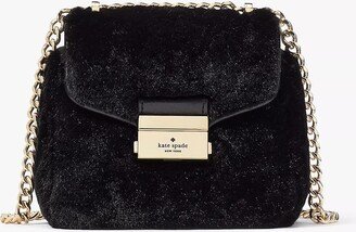 Carey Faux Fur Micro Flap Crossbody