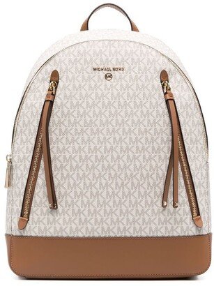 large Brooklyn logo-print backpack