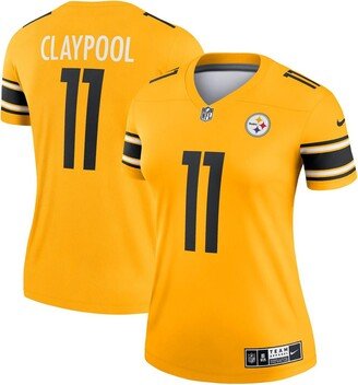 Women's Chase Claypool Gold-Tone Pittsburgh Steelers Inverted Legend Game Jersey