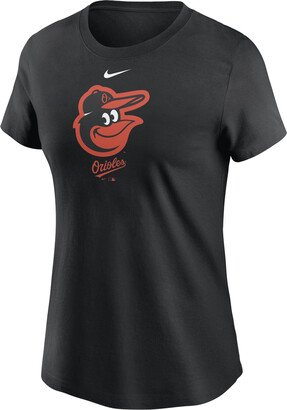 Baltimore Orioles Local Nickname Lockup Women's MLB T-Shirt in Black