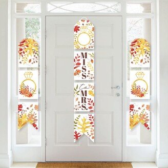 Big Dot Of Happiness Fall Foliage Bride Bridal Shower and Wedding Party Indoor Door Decor