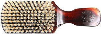 Bass Brushes Imperial Collection - Men's Hair Brush Wave Brush 100% Pure Natural Boar Bristle Medium Firm High Polish Acrylic Handle Tortoise Shell