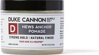 Duke Cannon Supply Co. Duke Cannon News Anchor Pomade - Strong Hold, Low Shine Hair Styling Pomade for Men - 4.6 oz