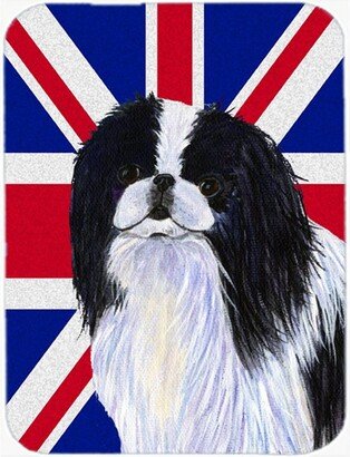 SS4909LCB Japanese Chin With English Union Jack British Flag Glass Cutting Board