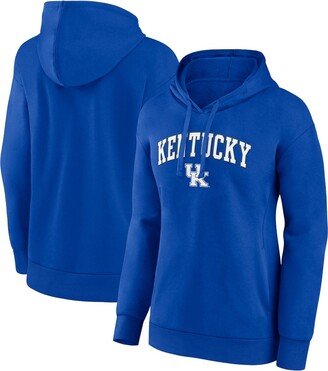 Women's Branded Royal Kentucky Wildcats Evergreen Campus Pullover Hoodie