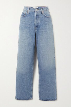Net Sustain The Low Slung Baggy Organic Wide-leg Jeans - Blue
