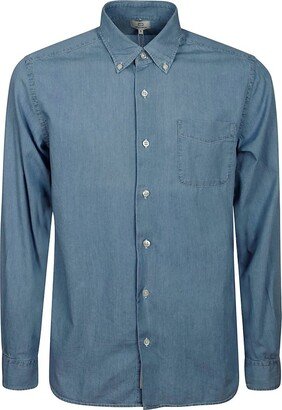 Buttoned Long-Sleeved Shirt-BG