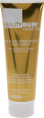 BeautyBum NightTime Anti-Aging Stress Release Body Lotion - Vanilla Shuga by BeautyFit for Women - 8 oz Body Lotion