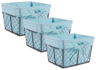 Small Chicken Wire Liner Basket Set of 3