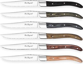 6-Pack Lou Laguiole Steak Knives Set