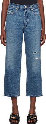 Blue JW Anderson Edition Delave Jeans