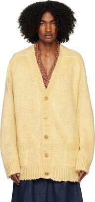 Yellow Brushed Cardigan