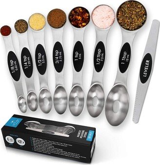 Magnetic Measuring Spoons with Leveler