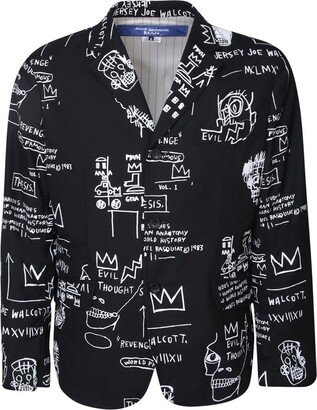 x Basquiat Graphic Printed Blazer