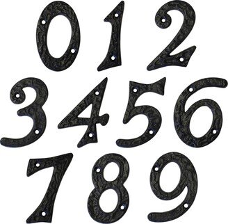 Vintage Classic 3 Inch Iron House Number For Address Plaque, Mailbox, & Metal Signage - No-Ir830-75 From Rch Hardware