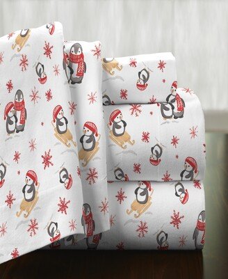 Penquin Superior Weight Cotton Flannel Sheet Set, Queen