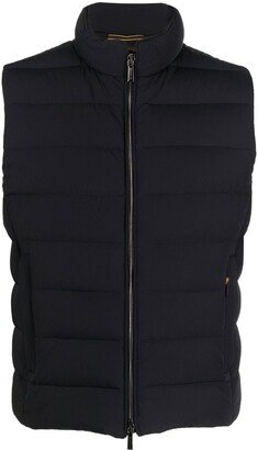 Zip-Up Padded Gilet-AE