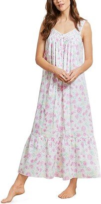 Cotton Lawn Sleeveless Ballet Gown (Poppyland) Women's Pajama