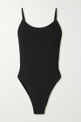 Net Sustain Pamela Seersucker Swimsuit - Black