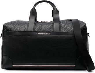 Embossed-Monogram Duffle Bag