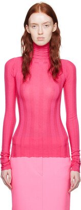 Pink Pisano Turtleneck