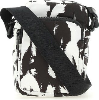 Allover Graffiti Printed Mini Messenger Bag