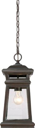 Taylor 1-Light Outdoor Hanging Lantern in English Bronze with Gold - English bronze/gold