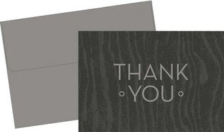 Great Papers! Great Papers Grey Woodgrain Thank You Cards 20/Pack (2013323PK2)