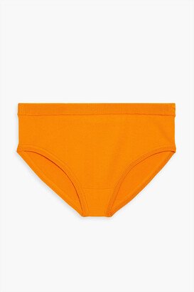 Stretch-knit low-rise briefs