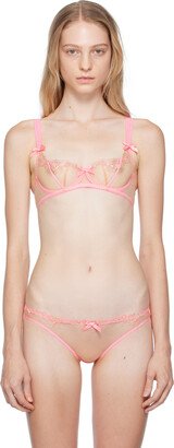 Pink Tessy Balconette Bra