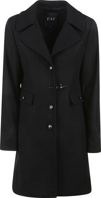 Single-breasted Wool Coat-CF