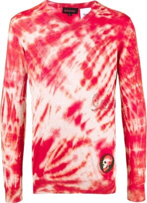 Stain Shade Tie-Dye Knit Jumper