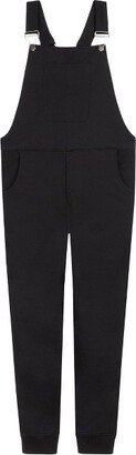 Swoveralls Unisex Super Soft Sweatpant Overalls - Midnight Black, S